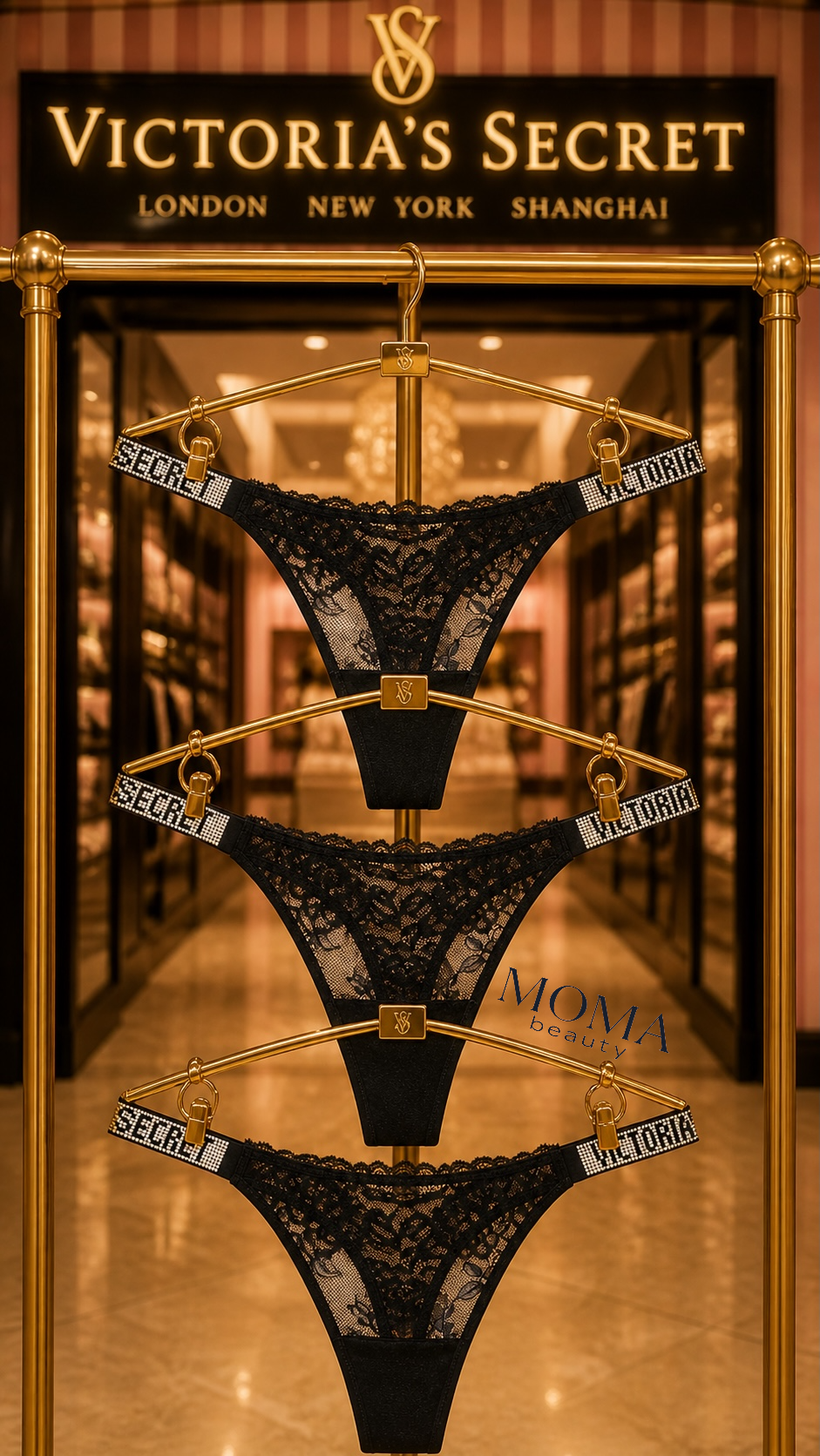 💟Луксозни дантелени прашки с камъни VS - Image 6