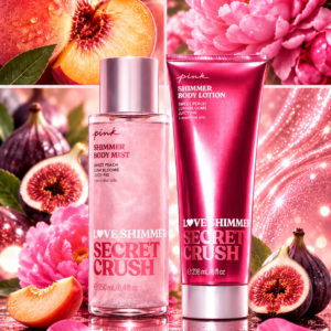 Луксозен Лосион и Спрей за тяло с брокат 🌺SECRET CRUSH LOVE SHIMMER🌺