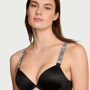 Луксозен Сутиен & Прашки с камъни Victoria`s secret