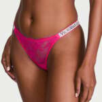 Луксозни дантелени прашки с камъни  Victoria`s secret