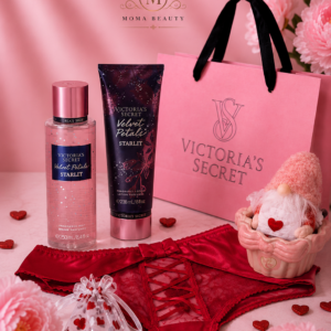 Подаръчен Комплект Лосион и Спрей за тяло ⭐️Velvet petals Starlit⭐️& Прашки & Торбичка