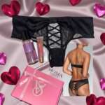 💝Подаръчен комплект Спрей за тяло💗Love spell § Прашки § Гланц § Кутия💝