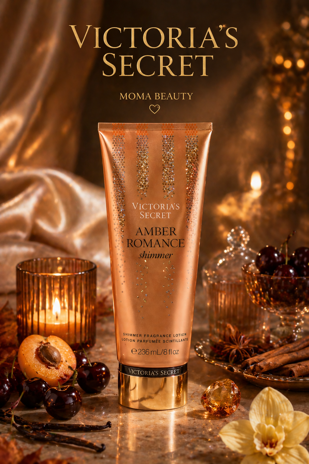 Лосион за тяло с брокат 💗AMBER ROMANCE💗