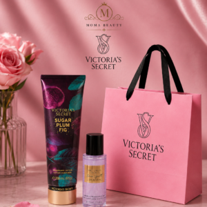 Подаръчен Комплект 🌙MIDNIGHT SUGAR🌙 Лосион за тяло Sugar Plum Fig & Спрей за тяло Love spell & Торбичка