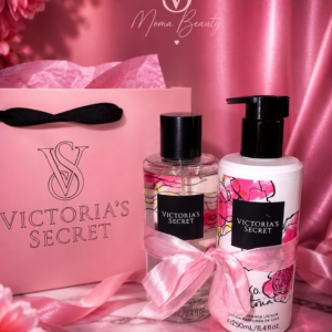 Подаръчен Комплект ⭐Xo, Victoria⭐ Лосион &Спрей за тяло & Торбичка