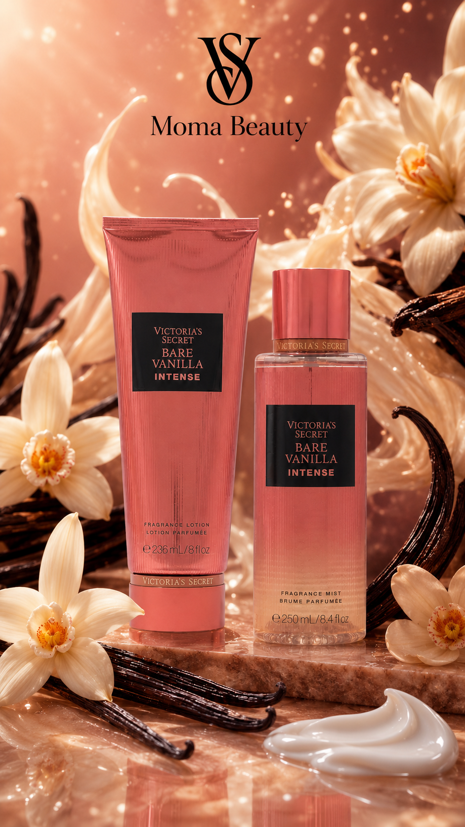 Парфюмен Лосион и Спрей за тяло 🤎 BARE VANILLA Intense 🤎