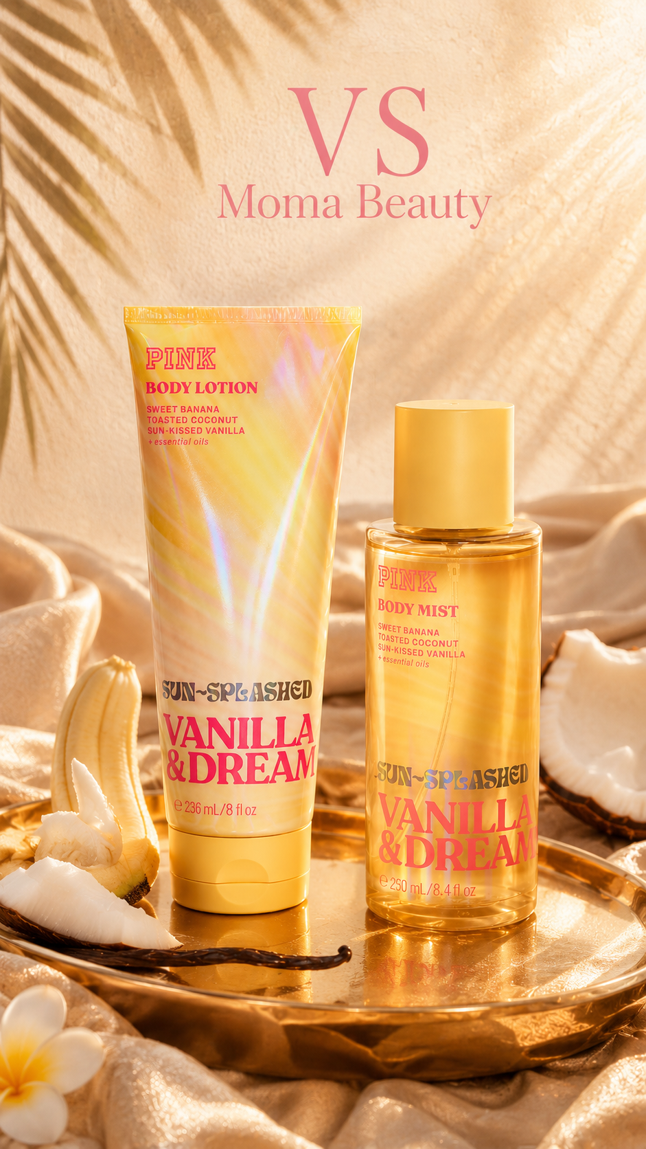 Комплект Лосион и Спрей за тяло Sun Splashed 🌺VANILLA & DREAM🌺