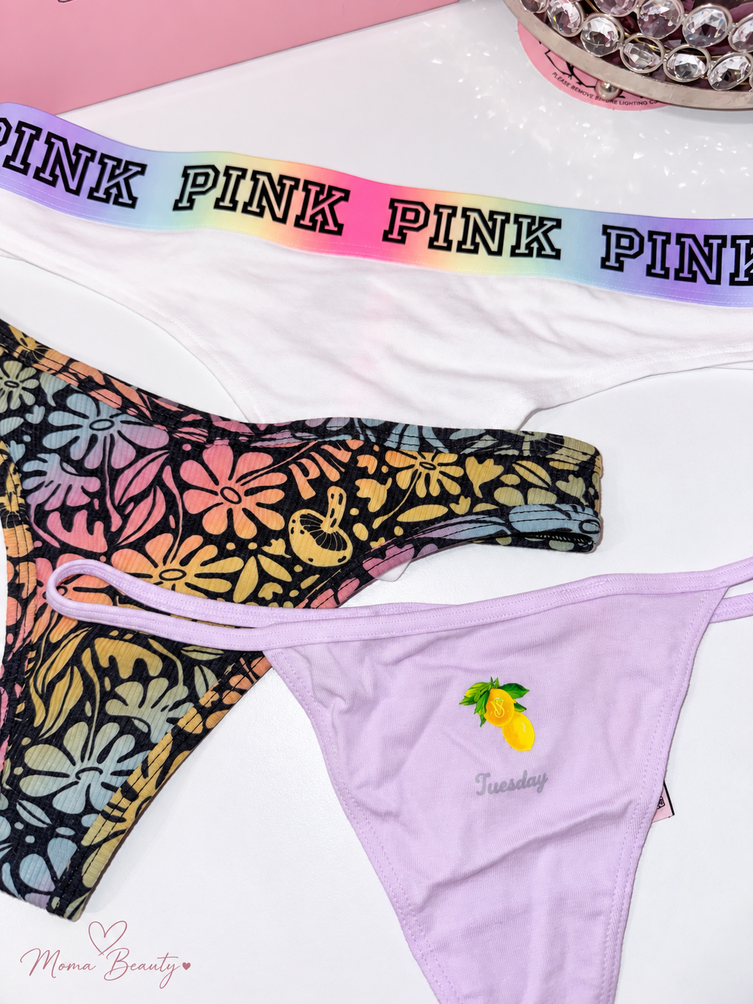 π Victoriaβs Secret PINK Trio β ΠΊΠΎΠΌΠΏΠ»Π΅ΠΊΡ 3 Π±Ρ. ΠΏΡΠ°ΡΠΊΠΈ - Image 2