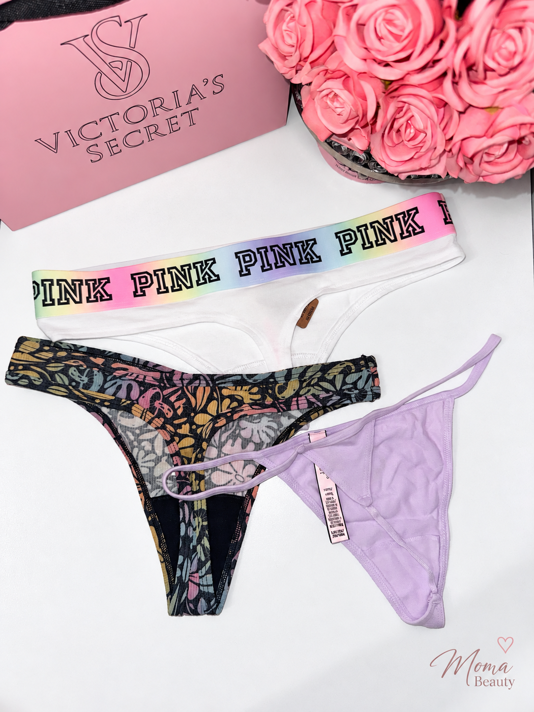 π Victoriaβs Secret PINK Trio β ΠΊΠΎΠΌΠΏΠ»Π΅ΠΊΡ 3 Π±Ρ. ΠΏΡΠ°ΡΠΊΠΈ - Image 3
