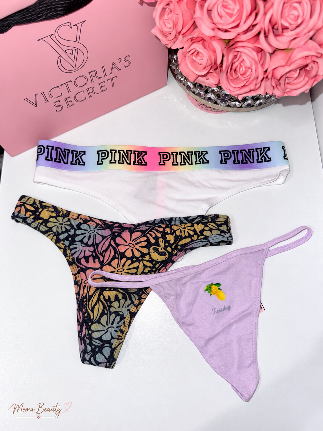 π Victoriaβs Secret PINK Trio β ΠΊΠΎΠΌΠΏΠ»Π΅ΠΊΡ 3 Π±Ρ. ΠΏΡΠ°ΡΠΊΠΈ