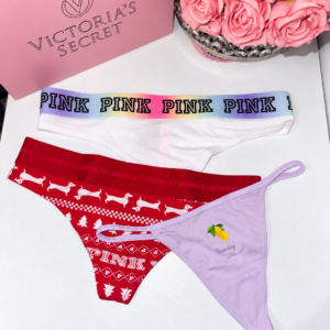 💗 Victoria’s Secret PINK Trio – комплект 3 бр. прашки